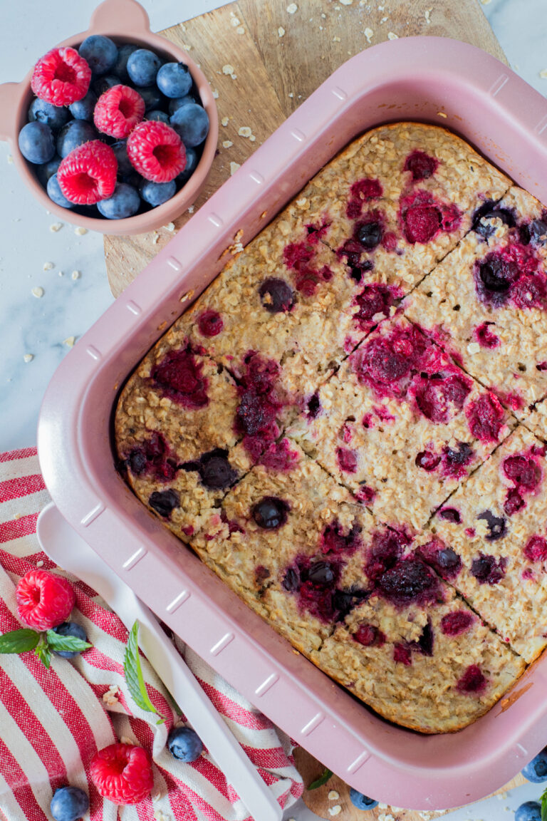 Baked Oats Mit Beeren Gesundes Fr Hst Ck Lieblingszwei Foodblog