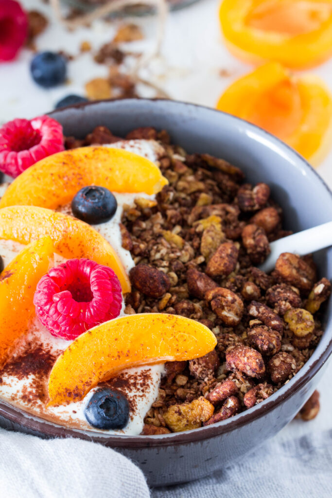 Schoko-Knuspermüsli - einfach &amp; schnell zubereitet ⋆ leckeres Frühstück