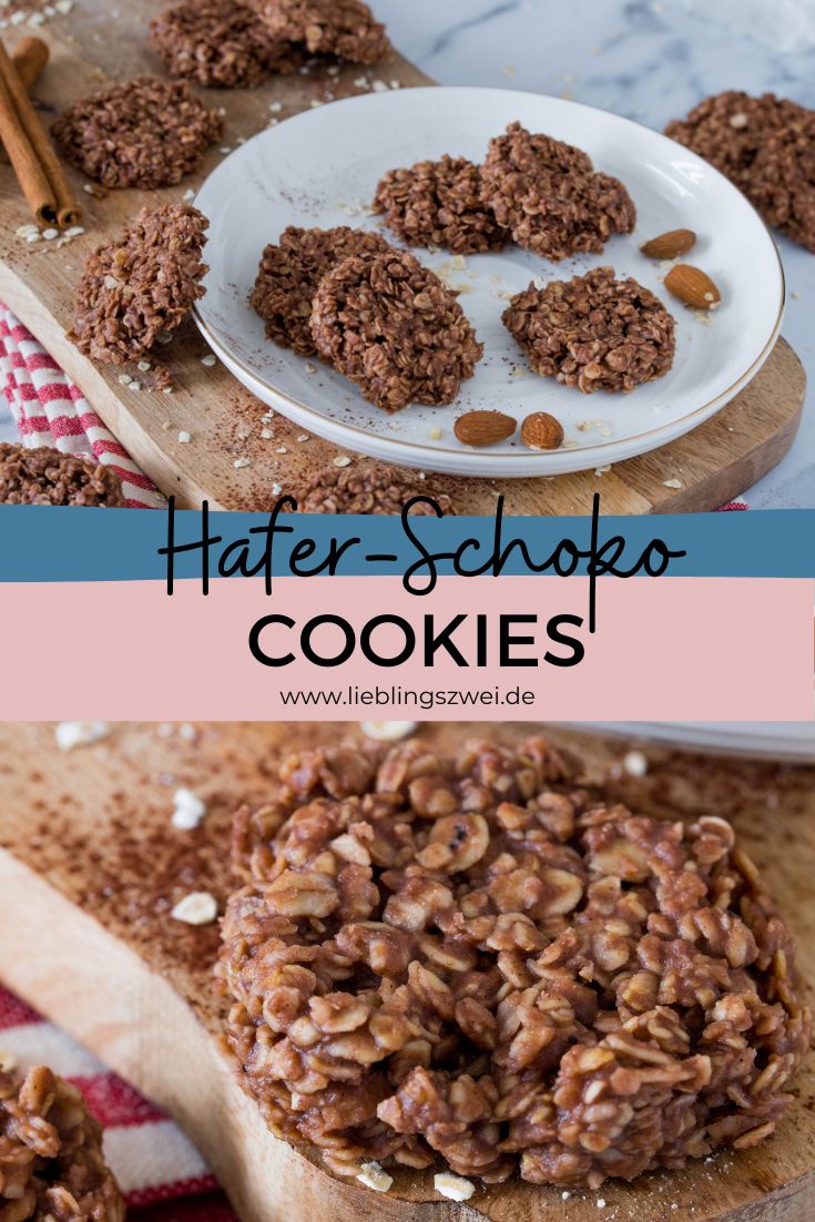 Hafer-Schoko Cookies - schneller Snack ohne Backen ⋆ Lieblingszwei ...