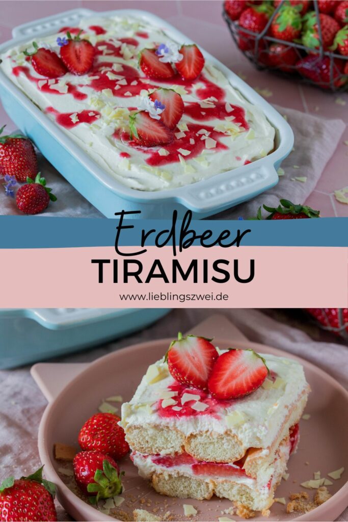 Erdbeer Tiramisu - Leckeres Dessert für Kinder