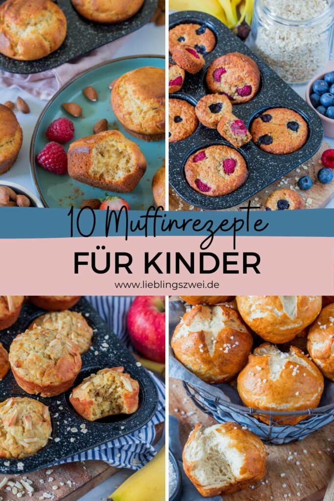 10 einfache, schnelle und leckere Muffinrezepte für Kinder ohne Industriezucker
